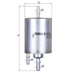 Фільтр палива MAHLE kl571