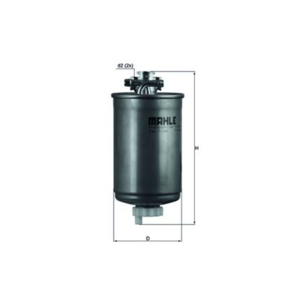 Фильтр топливный MAHLE kl75