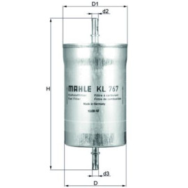 Фильтр топливный MAHLE kl767