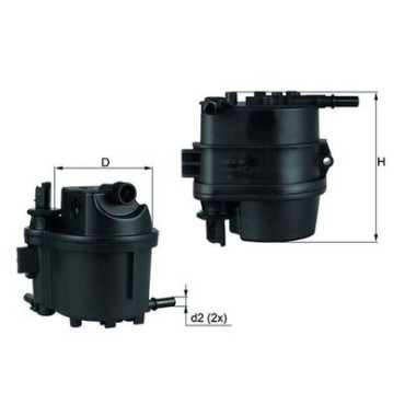 Фильтр топливный MAHLE kl779