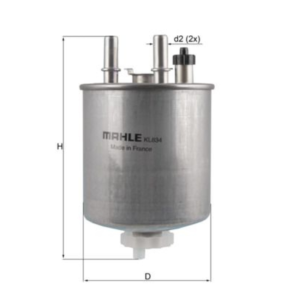 Фільтр паливний MAHLE kl834