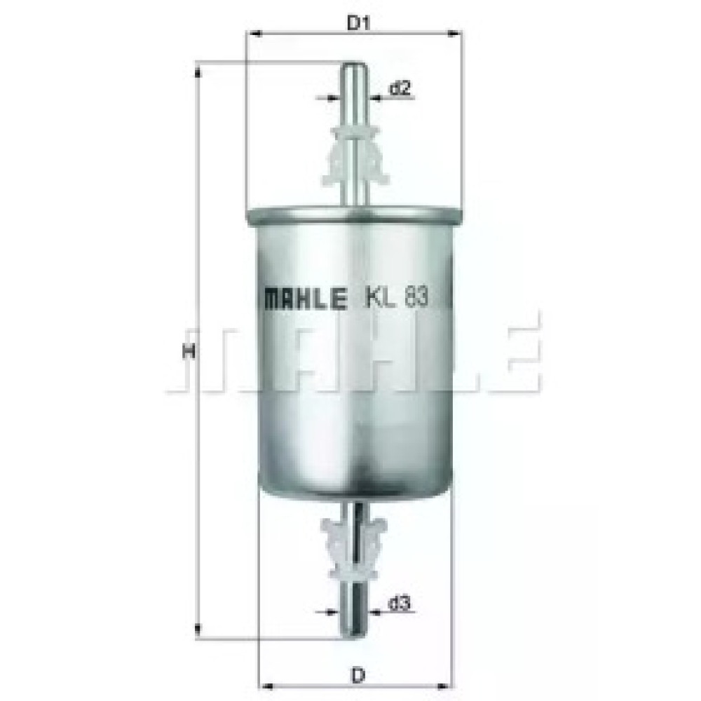 Фільтр паливний MAHLE kl83