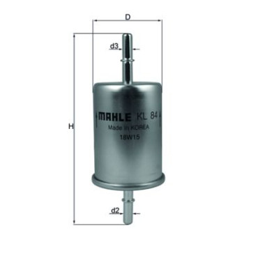 Фільтр паливний бензин MAHLE kl84