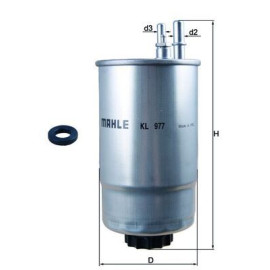 Фільтр паливний MAHLE kl977d