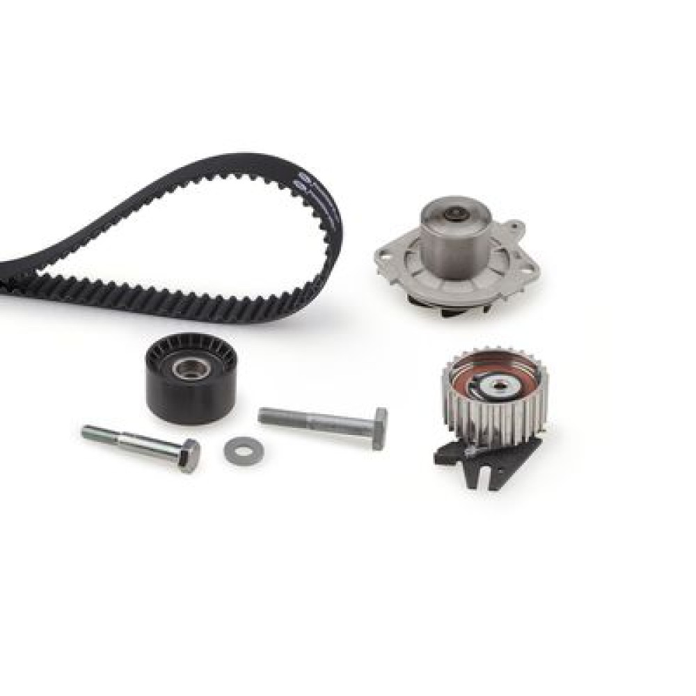 Комплект ГРМ +насос GATES kp55500xs
