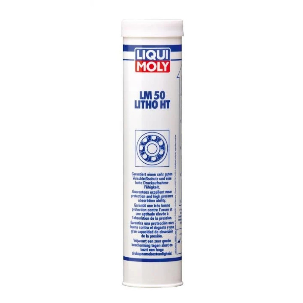 ВЫСОКОТЕМПЕРАТУРНОЕ МАСЛО ДЛЯ ПОДШИПНИКОВ СТУПИЦ LM 50 LITHO HT 0,4КГ LIQUI MOLY 3406