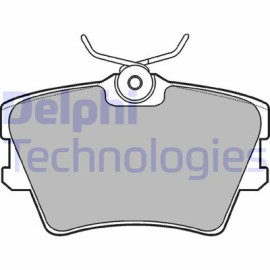 Комплект тормозных колодок из 4 шт. дисков DELPHI lp1019