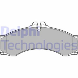 DELPHI lp1046 Комплект тормозных колодок из 4 шт. дисков DELPHI lp1046