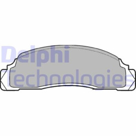 Комплект тормозных колодок из 4 шт. дисков DELPHI lp110
