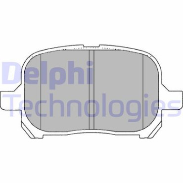 Комплект тормозных колодок из 4 шт. дисков DELPHI lp1144