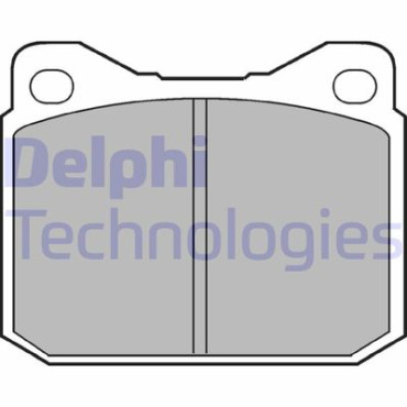 Комплект гальмівних колодок з 4 шт. дисків DELPHI lp117