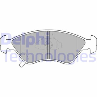 Комплект гальмівних колодок з 4 шт. дисків DELPHI lp1303