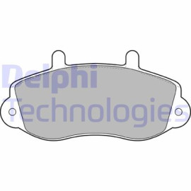 Комплект гальмівних колодок з 4 шт. дисків DELPHI lp1406