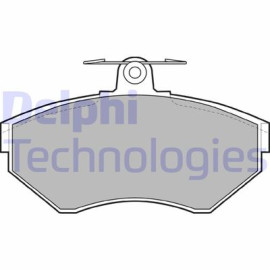 Комплект гальмівних колодок з 4 шт. дисків DELPHI lp1409