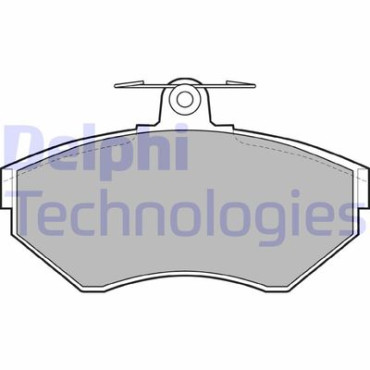 Комплект тормозных колодок из 4 шт. дисков DELPHI lp1410