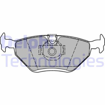 Тормозные колодки DELPHI lp1423