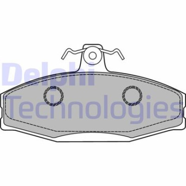 Комплект гальмівних колодок з 4 шт. дисків DELPHI lp1429