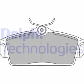 DELPHI lp1435 Комплект гальмівних колодок з 4 шт. дисків DELPHI lp1435