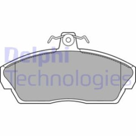 Комплект гальмівних колодок з 4 шт. дисків DELPHI lp1450