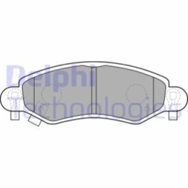 Комплект тормозных колодок из 4 шт. дисков DELPHI lp1500
