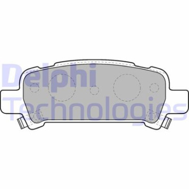 Комплект тормозных колодок DELPHI lp1509