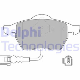 DELPHI lp1525 Комплект гальмівних колодок з 4 шт. дисків DELPHI lp1525