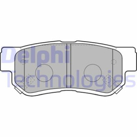 Комплект гальмівних колодок з 4 шт. дисків DELPHI lp1539