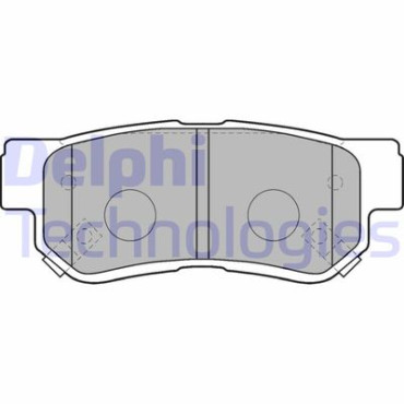 Комплект гальмівних колодок з 4 шт. дисків DELPHI lp1539