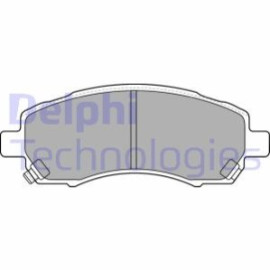 Комплект тормозных колодок из 4 шт. дисков DELPHI lp1545