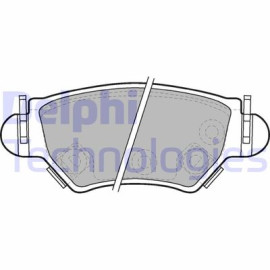 Комплект гальмівних колодок з 4 шт. дисків DELPHI lp1553