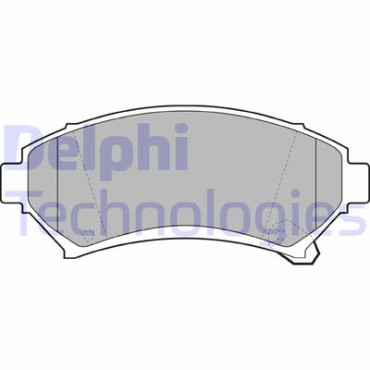 Комплект тормозных колодок из 4 шт. дисков DELPHI lp1609