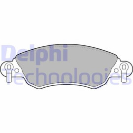 DELPHI lp1656 Комплект тормозных колодок из 4 шт. дисков DELPHI lp1656