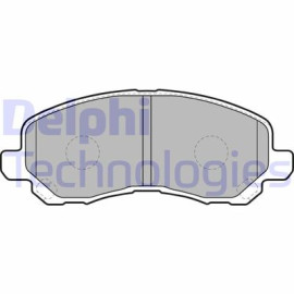 Комплект гальмівних колодок з 4 шт. дисків DELPHI lp1684