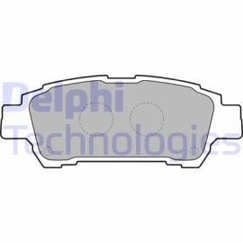 DELPHI lp1710 Комплект тормозных колодок из 4 шт. дисков DELPHI lp1710