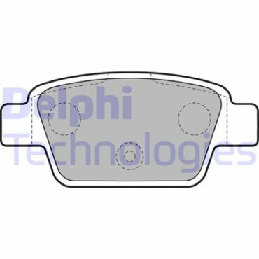Комплект гальмівних колодок DELPHI lp1719