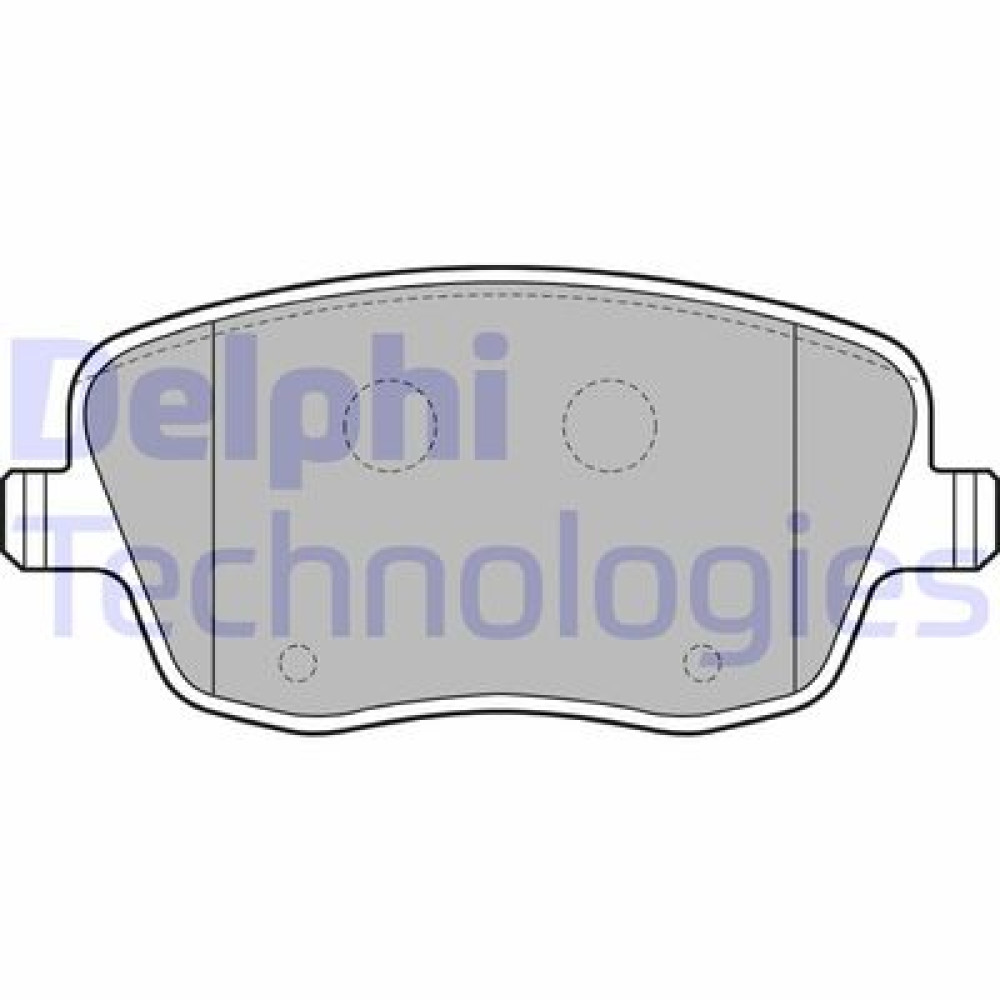 Комплект гальмівних колодок DELPHI lp1728