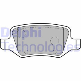 Комплект гальмівних колодок з 4 шт. дисків DELPHI lp1741