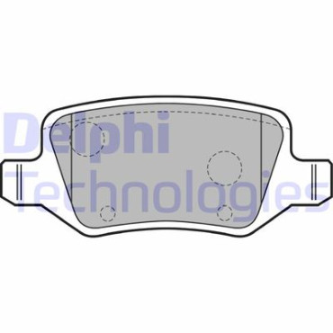 Комплект гальмівних колодок з 4 шт. дисків DELPHI lp1741