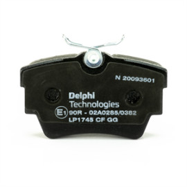 DELPHI lp1745 Комплект гальмівних колодок з 4 шт. дисків DELPHI lp1745