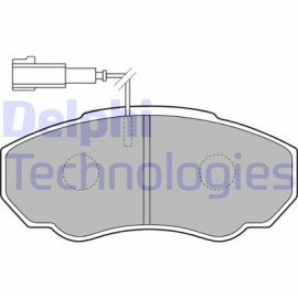 Комплект гальмівних колодок з 4 шт. дисків DELPHI lp1750