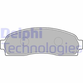 Комплект гальмівних колодок з 4 шт. дисків DELPHI lp1757