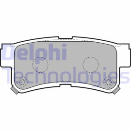 Комплект тормозных колодок из 4 шт. дисков DELPHI lp1765