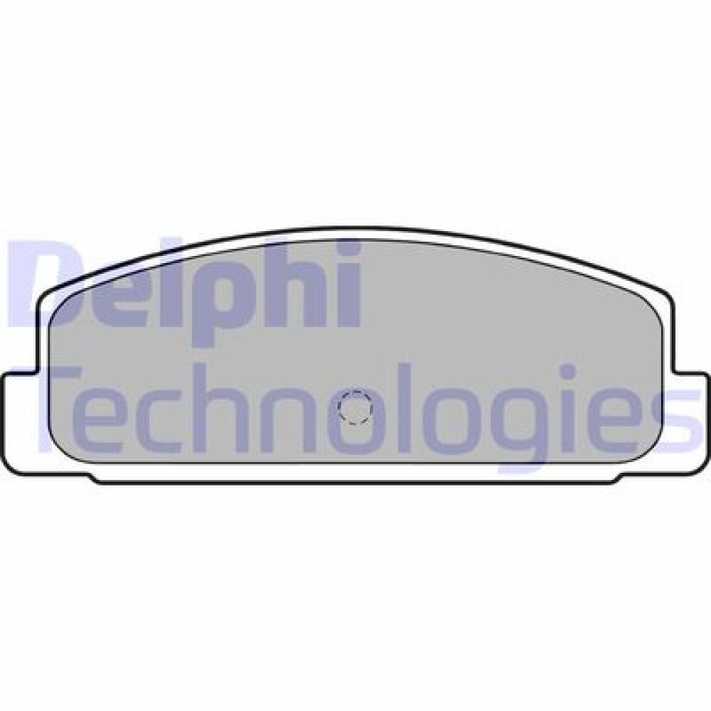 Комплект тормозных колодок из 4 шт. дисков DELPHI lp1766