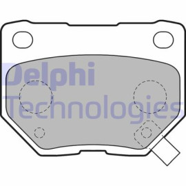 Комплект тормозных колодок из 4 шт. дисков DELPHI lp1780