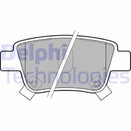 Комплект гальмівних колодок з 4 шт. дисків DELPHI lp1785