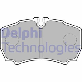 Комплект тормозных колодок из 4 шт. дисков DELPHI lp1826