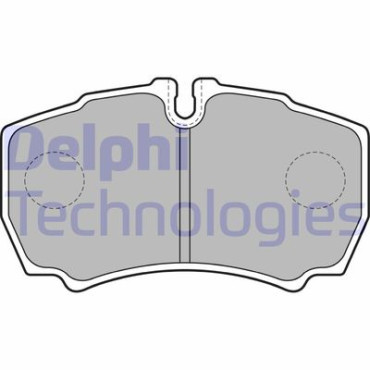 Комплект тормозных колодок из 4 шт. дисков DELPHI lp1826