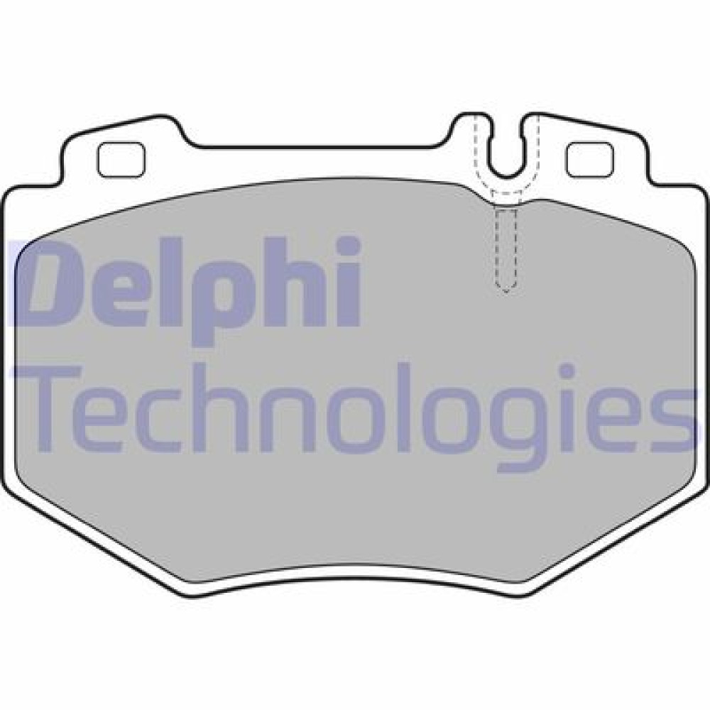 Комплект тормозных колодок DELPHI lp1851