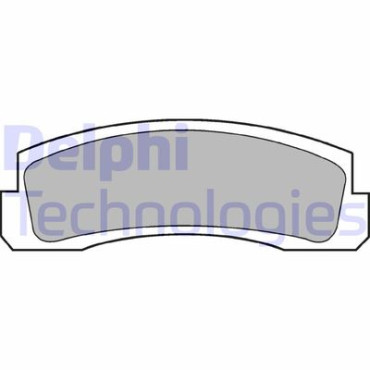 Комплект гальмівних колодок з 4 шт. дисків DELPHI lp189