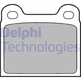 DELPHI lp18 Комплект гальмівних колодок з 4 шт. дисків DELPHI lp18